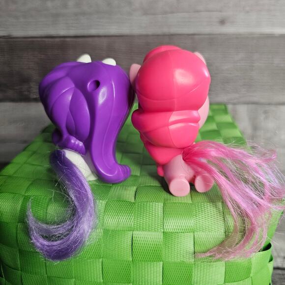 Lot of 2 My Little Pony 2018 McDonald's Cutie Happy Meal Toys with Combs Gift - Picture 3 of 5